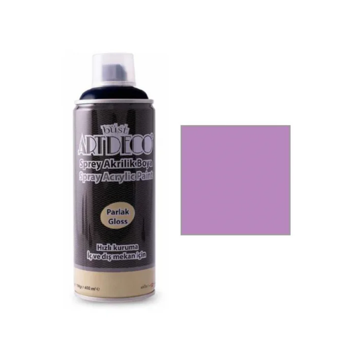 Artdeco Akrilik Sprey Boya 400 Ml Lila