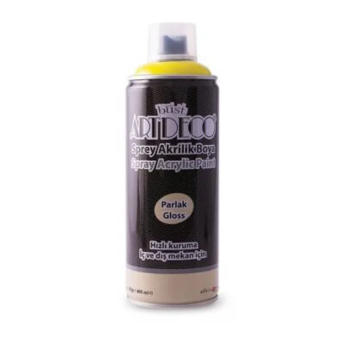 Artdeco Akrilik Sprey Boya 400 Ml Sari