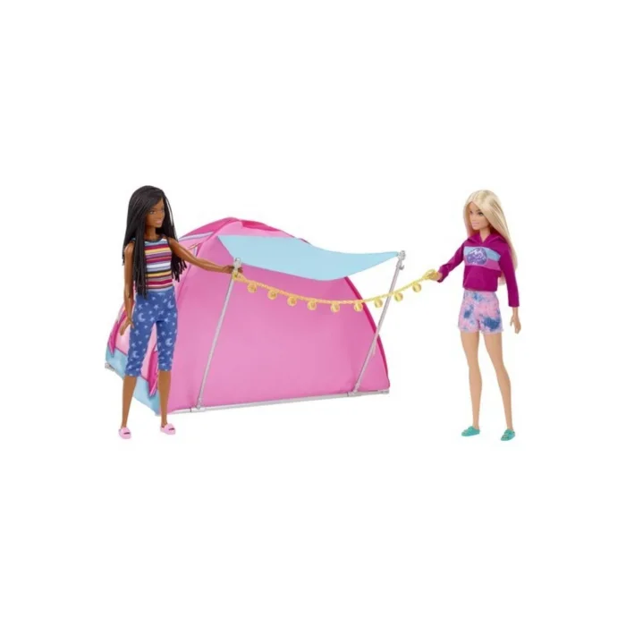 BARBIE MALİBU VE BROOKLYN KAMPTA OYUN SETİ