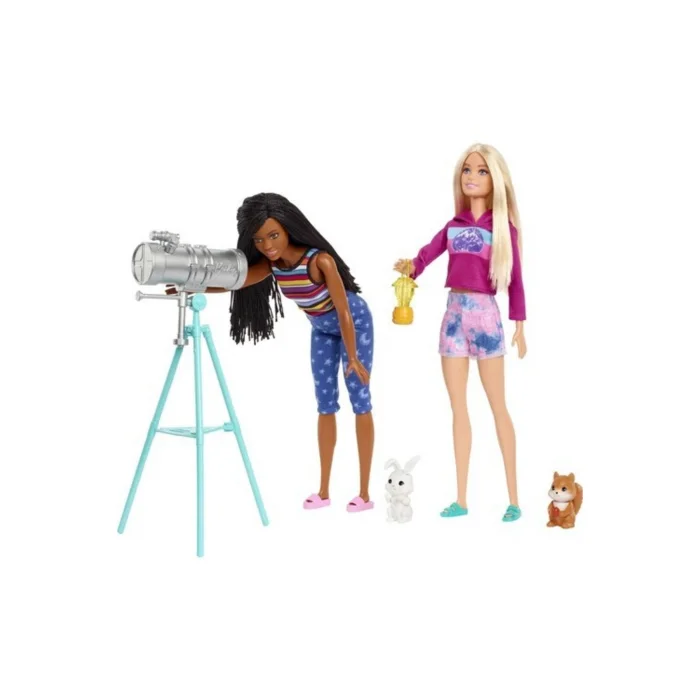 BARBIE MALİBU VE BROOKLYN KAMPTA OYUN SETİ