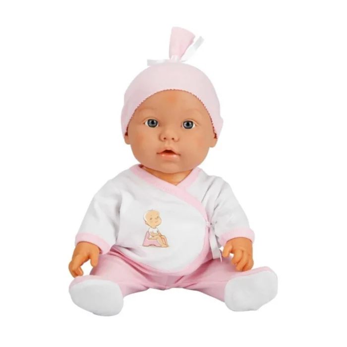 BEBELOU TUVALET ZAMANI SESLİ BEBEK SETİ 35 CM.