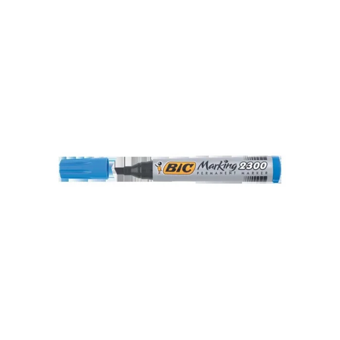 BİC KESİK UÇ MARKER MAVİ 2300