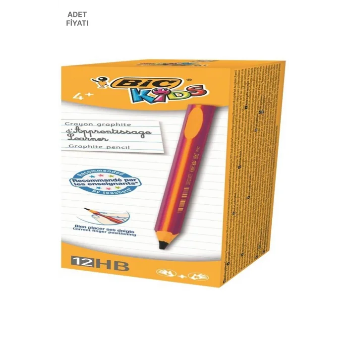 BIC KURŞUN KALEM BAŞLANGIÇ PEMBE 12Lİ