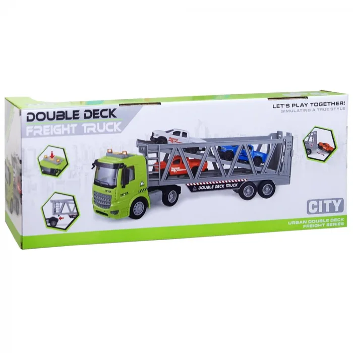 CANEM PY8831A SÜRTMELİ PİLLİ SESLİ IŞIKLI ARABALI TAŞIYICI TIR 3+