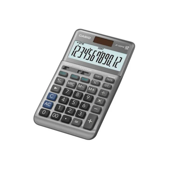 CASIO HESAP MAKİNESİ MASAÜSTÜ JF-120FM 12 HANE