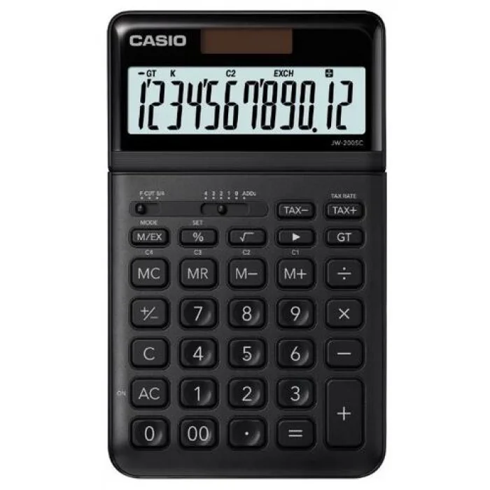 CASIO HESAP MAKİNESİ MASAÜSTÜ JW-200SC-BK