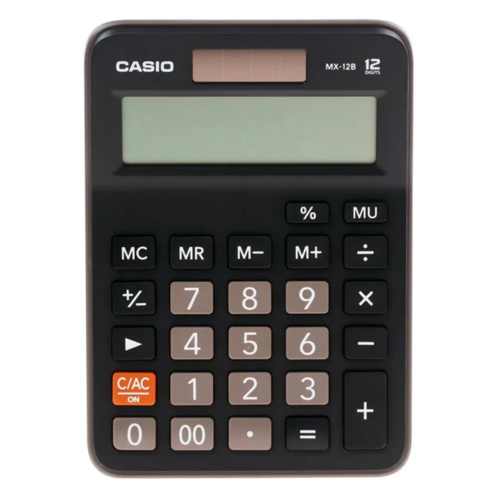 Casio Masaüstü Hesap Makinasi Mx-12B-Bk