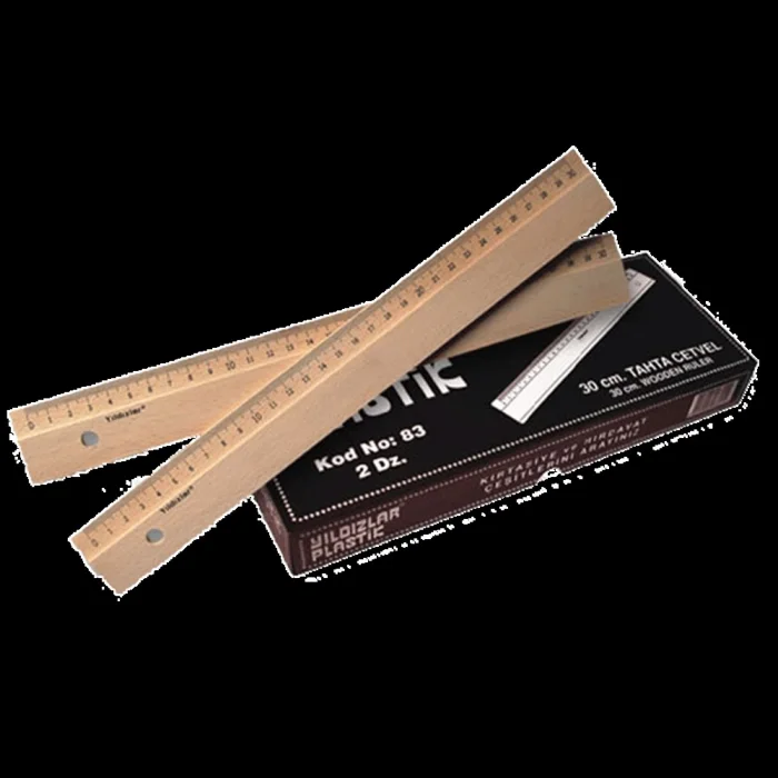 YILDIZLAR CETVEL 30CM TAHTA