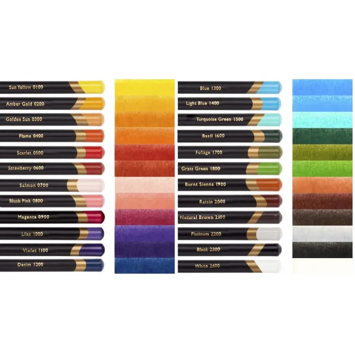 DERWENT CHROMAFLOW 24LÜ METAL KUTU YENİ