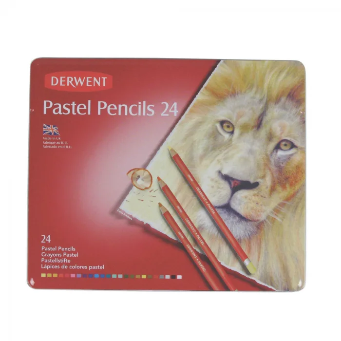 DERWENT PASTEL KALEM 24LÜ TENEKE KUTU