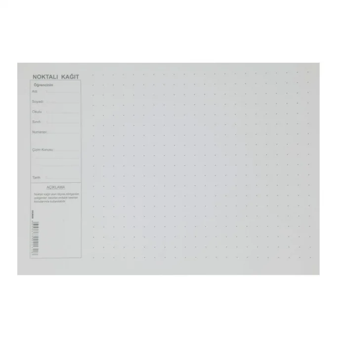 DİLMAN  NOKTALI KAĞIT TEKLİ