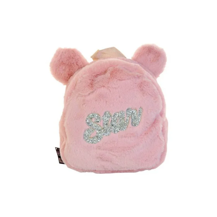 DOLPHIN ÇANTA SIRT PELUŞ PEMBE PB-759-A