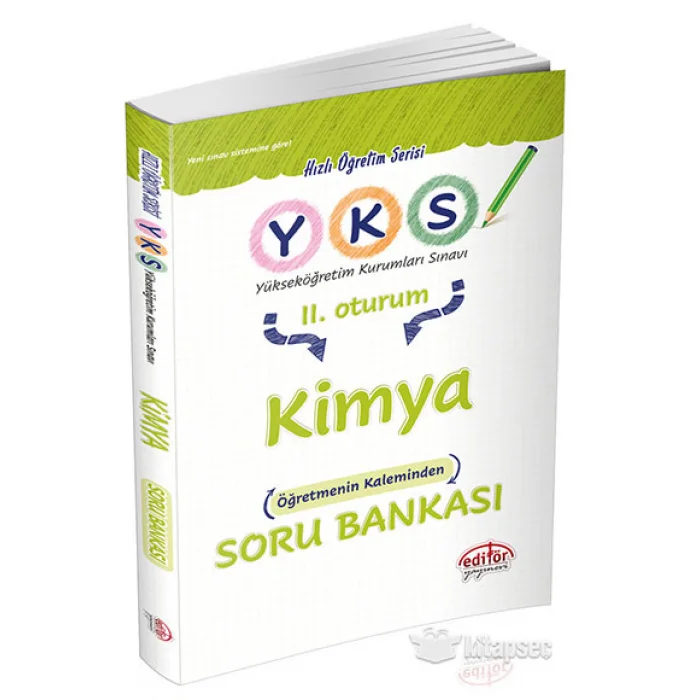 EDİTÖR YKS 2.OTURUM KİMYA ÖĞRETMENİN KALEMİNDEN