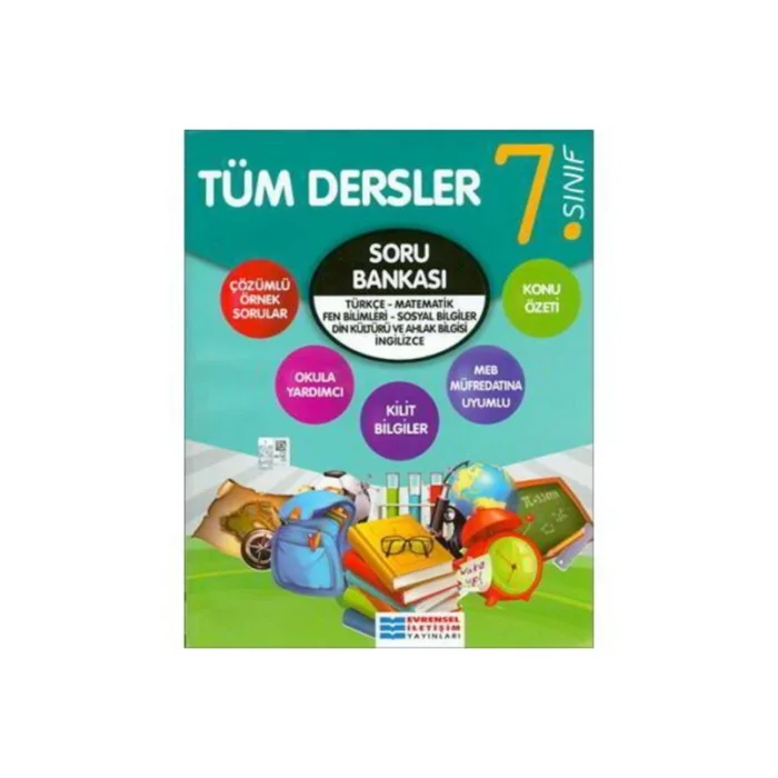 Evrensel 7. Sınıf Tüm Dersler Konu Özetli Soru Bankası Yeni