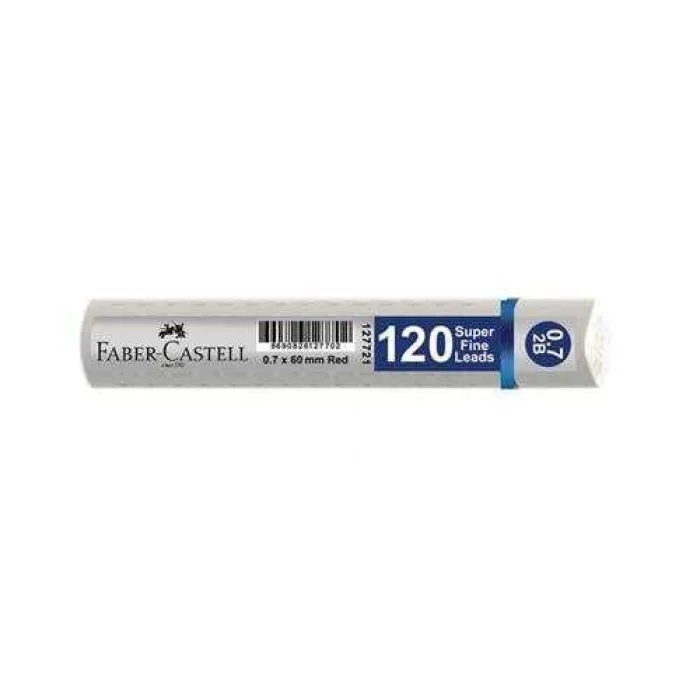 FABER CASTELL 120Lİ MİN 0.7 2B 60mm UÇ GENZ SÜT  TÜP