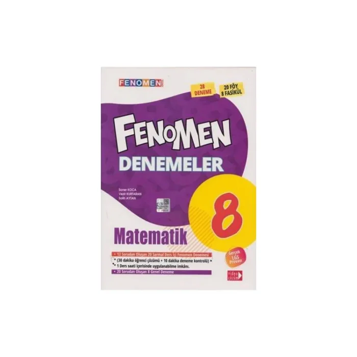 FENOMEN 8.SINIF MATEMATİK DENEMELERİ