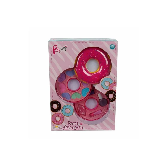 GÜZELLİK SETİ OYUNCAK MAKYAJ DONUT 2 KATMANLI