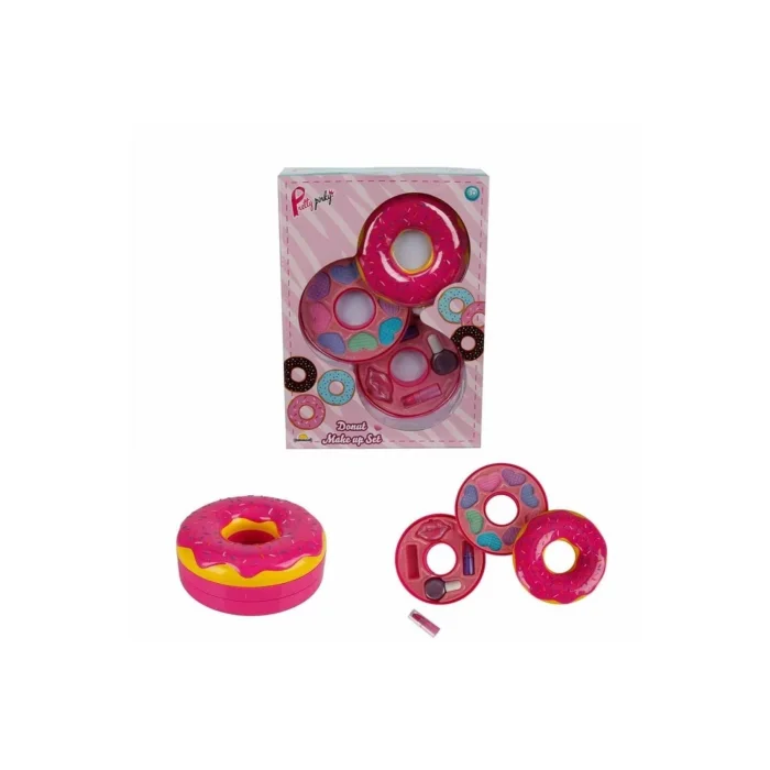 GÜZELLİK SETİ OYUNCAK MAKYAJ DONUT 2 KATMANLI