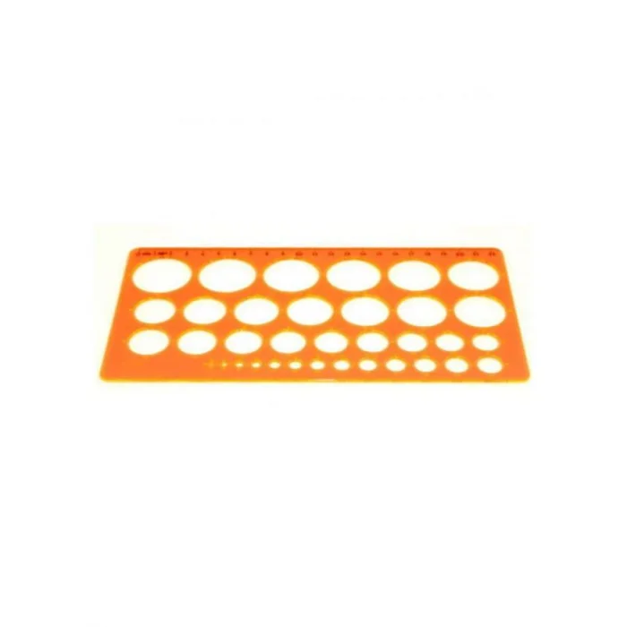 HATAS DAİRE ŞABLONU 1-36mm CETVELLİ