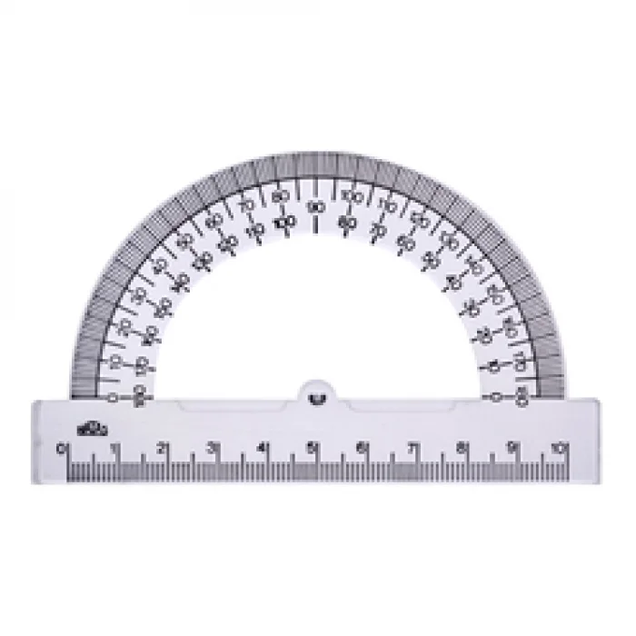 HATAS PLASTİK MİNKALE 10 CM (YARIM DAİRE-DERECE)