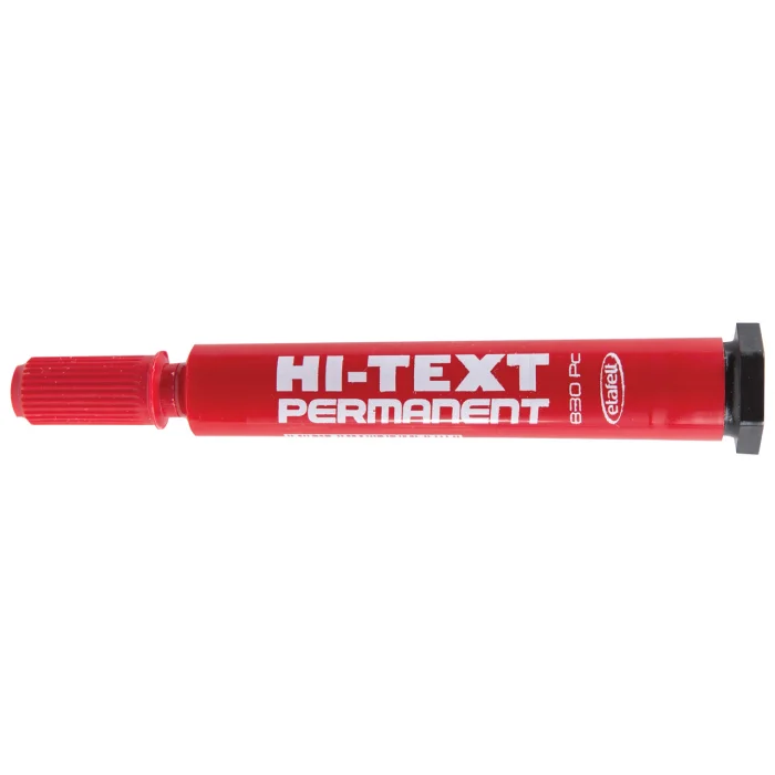 Hi-Text Kesik Uç Marker Kirmizi
