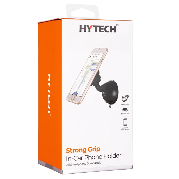 HYTECH HY-XH30 TELEFON TUTUCU SİYAH 360 DERECE SİYAH