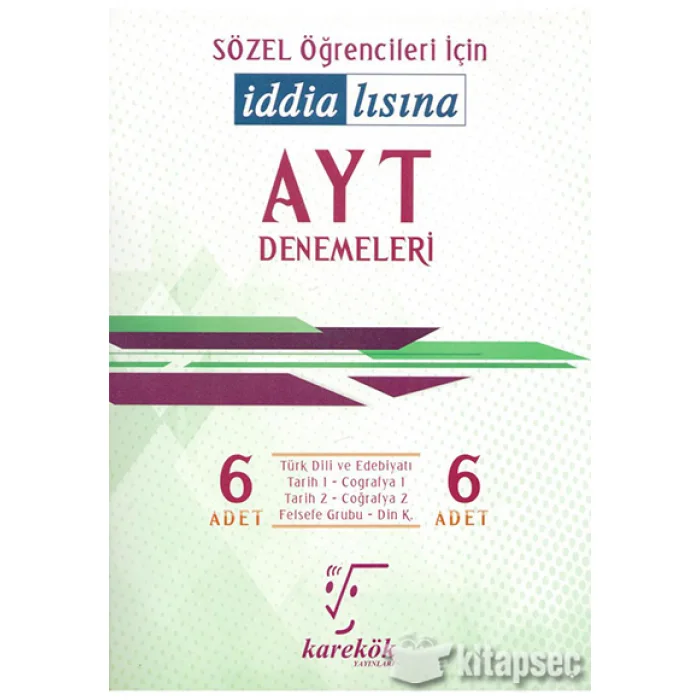 Karekök AYT Denemeleri Sözel Öğrenciler İçin