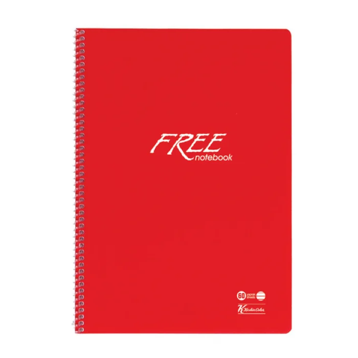 KESKİN FREE PP KAPAK DEFTER A4 SPİRALLİ 60YP.ÇİZGİLİ
