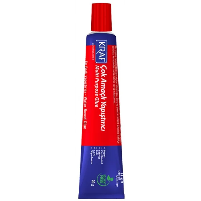 Kraf Çok Amaçlı Sıvı Yapıştırıcı 20 gr Solventsiz