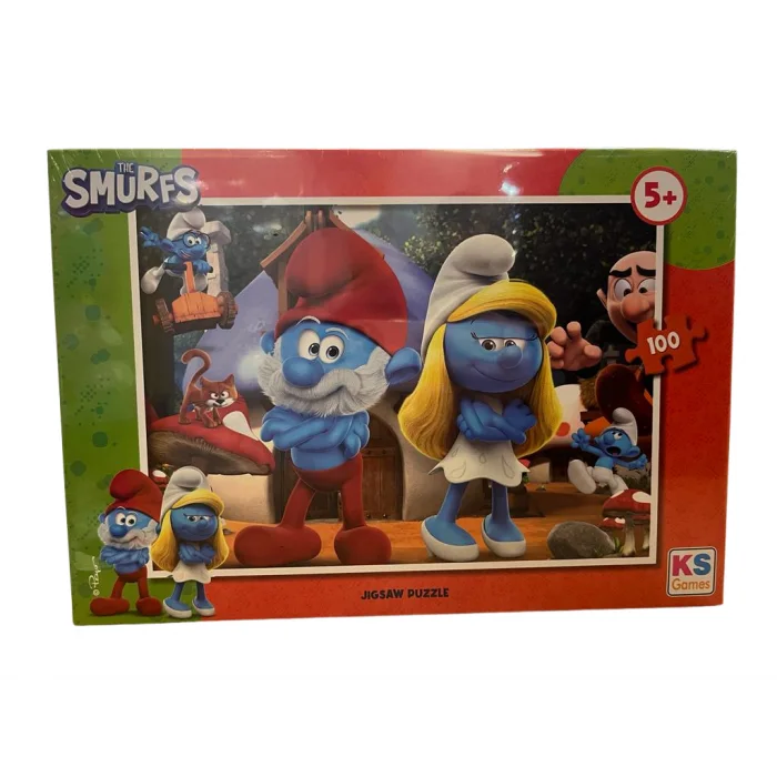 KS GAMES PUZZLE SMURF FRAME 100 PRÇ