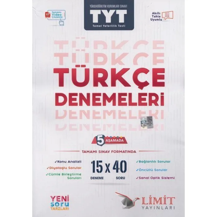 LİMİT TYT TÜRKÇE DENEME 15X40