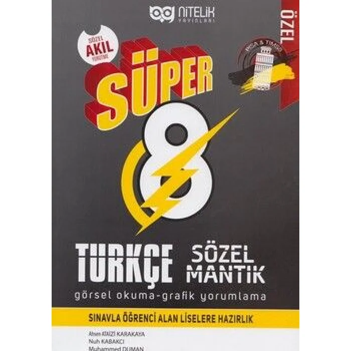 NİTELİK 8.SINIF YENİ NESİL SÜPER TÜRKÇE SÖZEL MANTIK