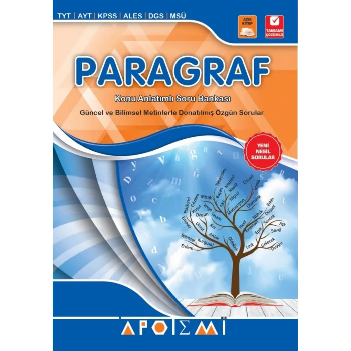 Paragraf Konu Anlatımlı Soru Bankası Apotemi Yayınları