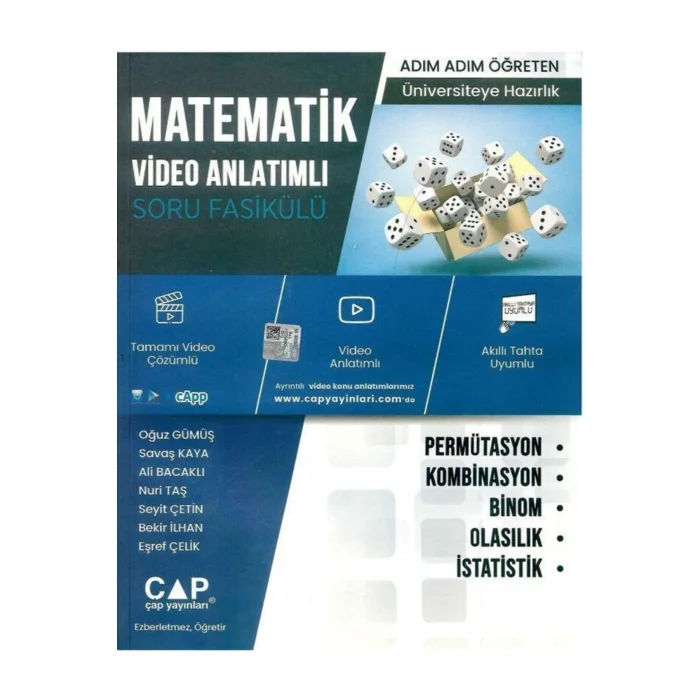 Permütasyon Kombinasyon Binom Olasılık İstatistik Çap Yayınları