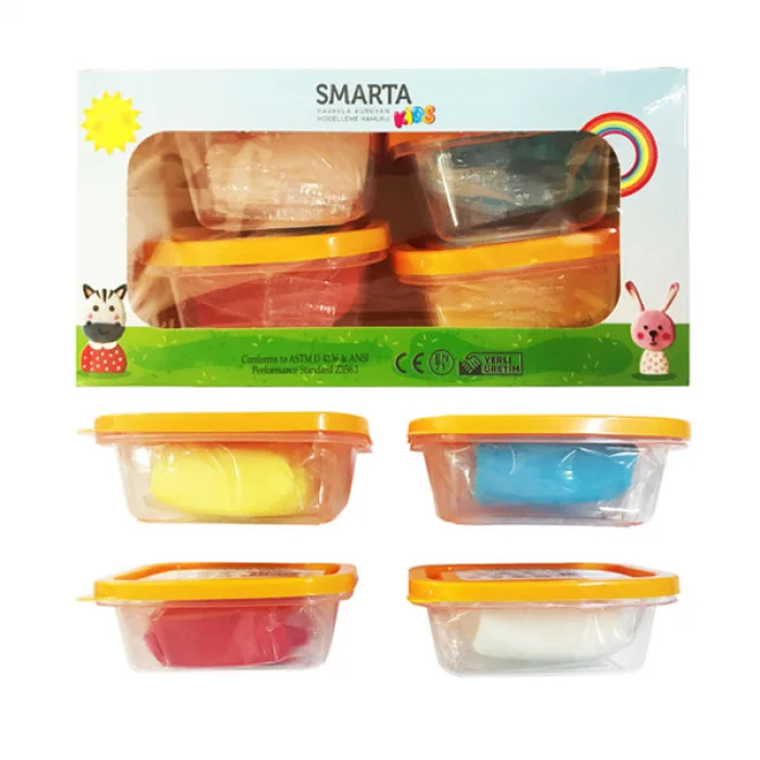 SMARTA KIDS 4x70Gr OKUL SETİ Byz-Krmz-Mavi-Sarı