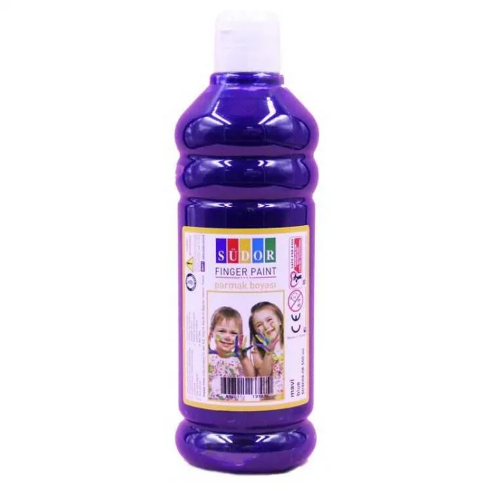 SÜDOR PARMAK BOYASI 500ML MAVİ