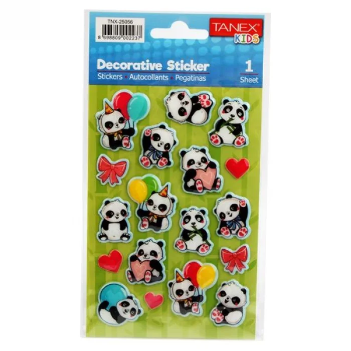 Tanex Sticker Panda Serisi