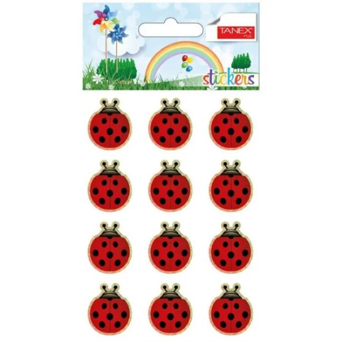 TANEX STICKER UĞUR BÖCEK-1 2 Lİ STC-202