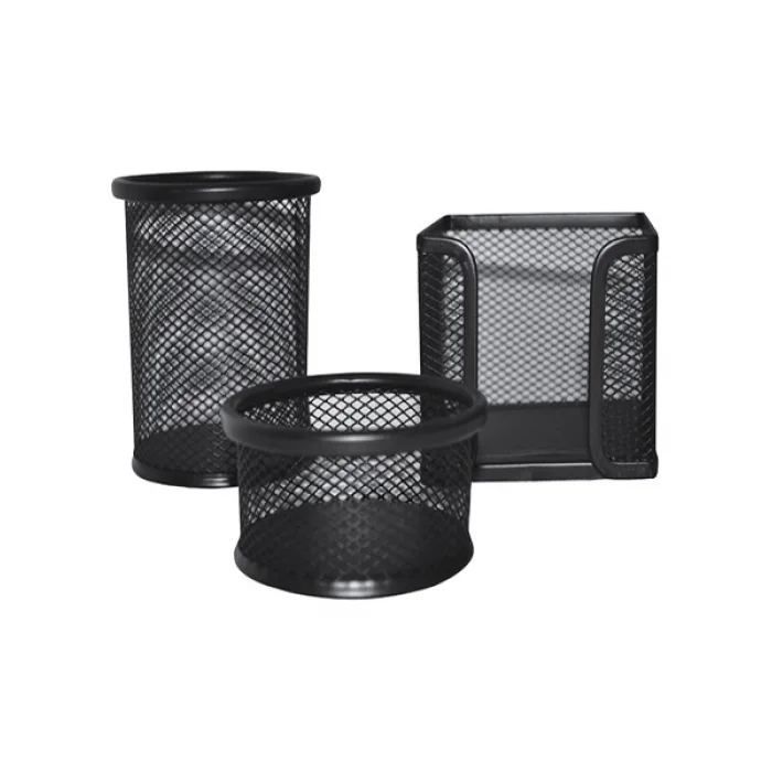 TEMAT MASA ÜSTÜ 3LÜ SET SİYAH