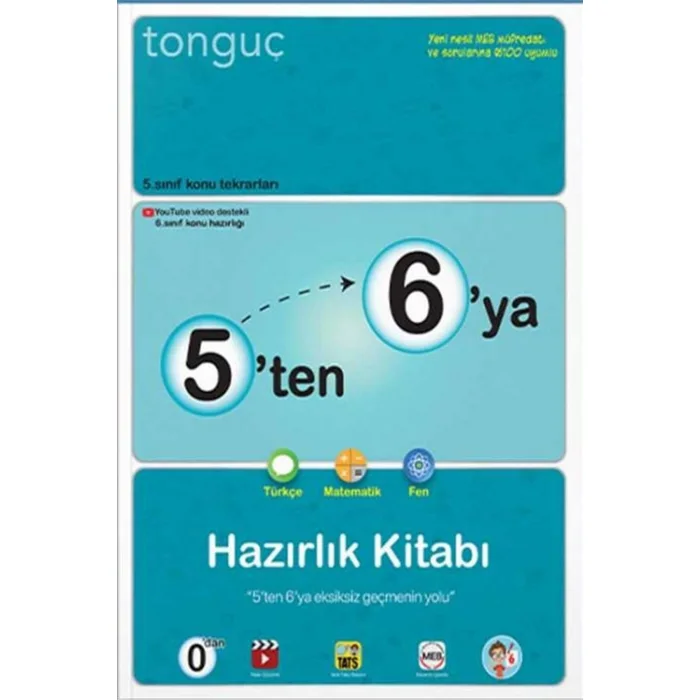 TONGUÇ YAYINLARI 5TEN6YA HAZIRLIK KİTABI