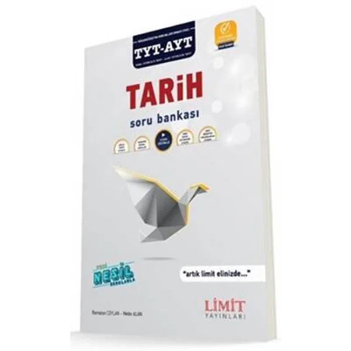 TYT AYT Tarih Soru Bankası Limit Yayınları