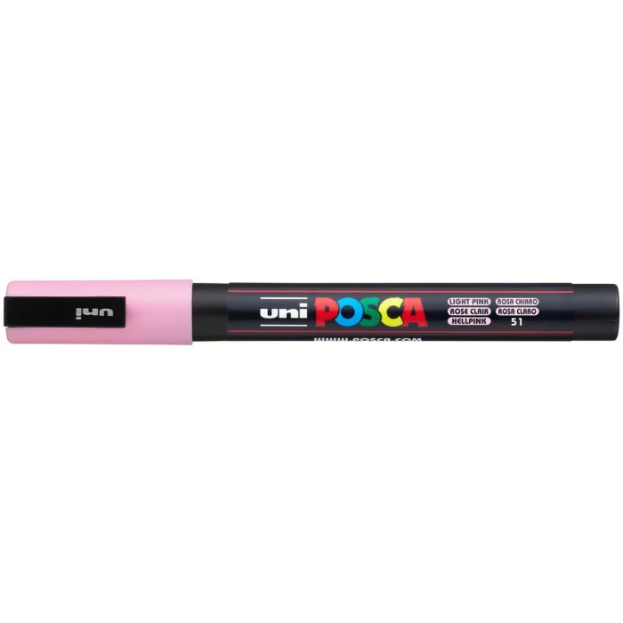 UNİ POSCA SU BAZLI POSTER MARKER 0.9-1.3 AÇIK PEMBE