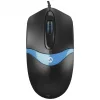 EVEREST SM-220 USB SİYAH/MAVİ 1200DPİ 3D OPTİK KABLOLU MOUSE