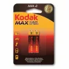 KODAK PİL İNCE MAX ALKALİN 2Lİ BLS.(K3A-2)