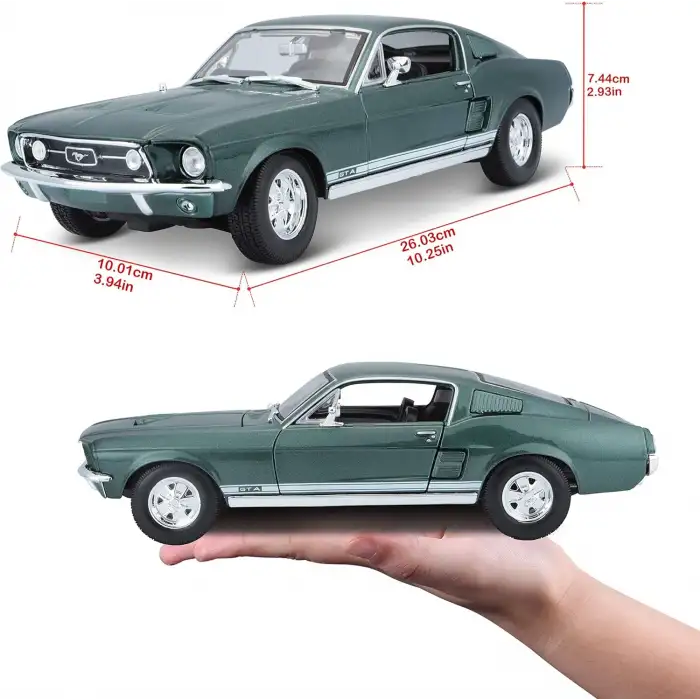MAISTO 1967 FORD MUSTANG GTA FASTBACK (1:18)