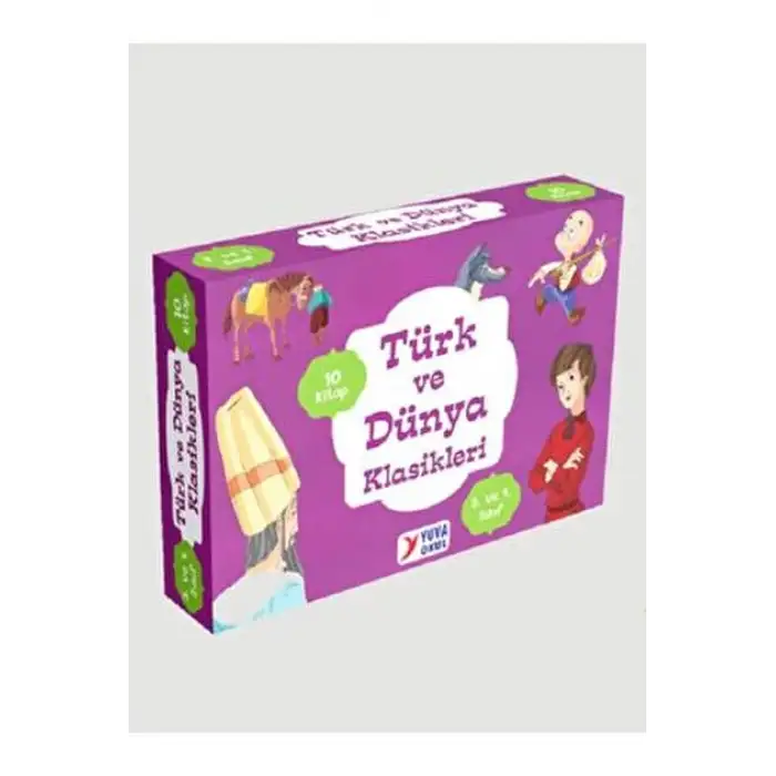 3. ve 4. Sınıflar için Türk ve Dünya Klasikleri 10 Kitap YUVA KİTAP