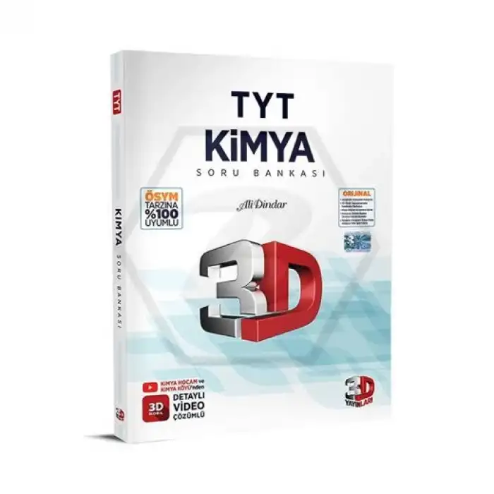 3D Yayınları TYT Kimya Soru Bankası