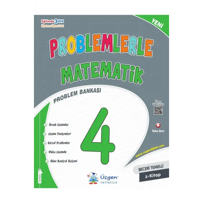 4. Sınıf - Problemlerle Matematik - Üçgen Yayıncılık