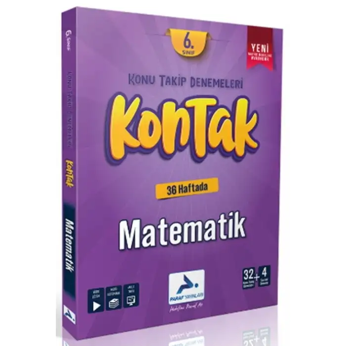 6. Sınıf Kontak Matematik Konu Takip Denemeleri