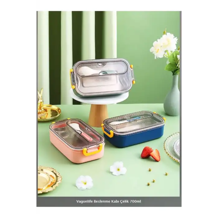 VAGON LIFE ÇELİK LUNCH BOX 700ML KARMA